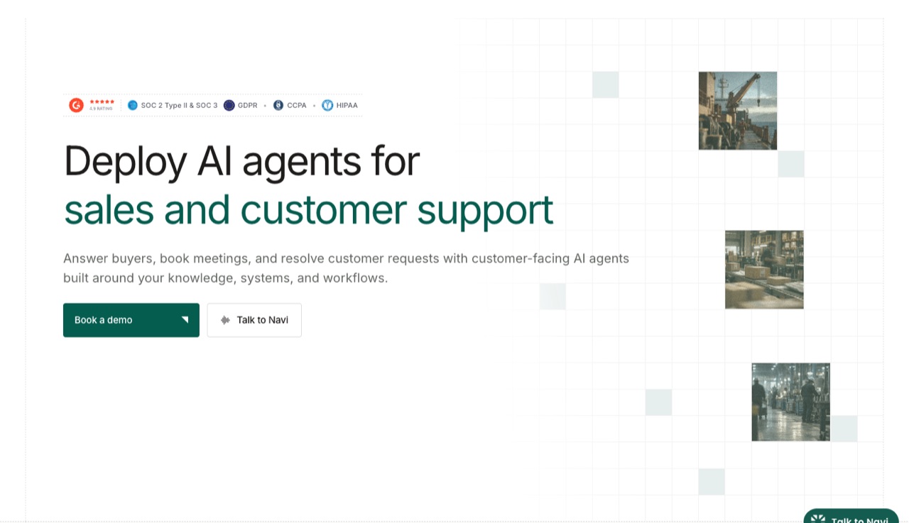 Screenshot of the Expertise AI homepage